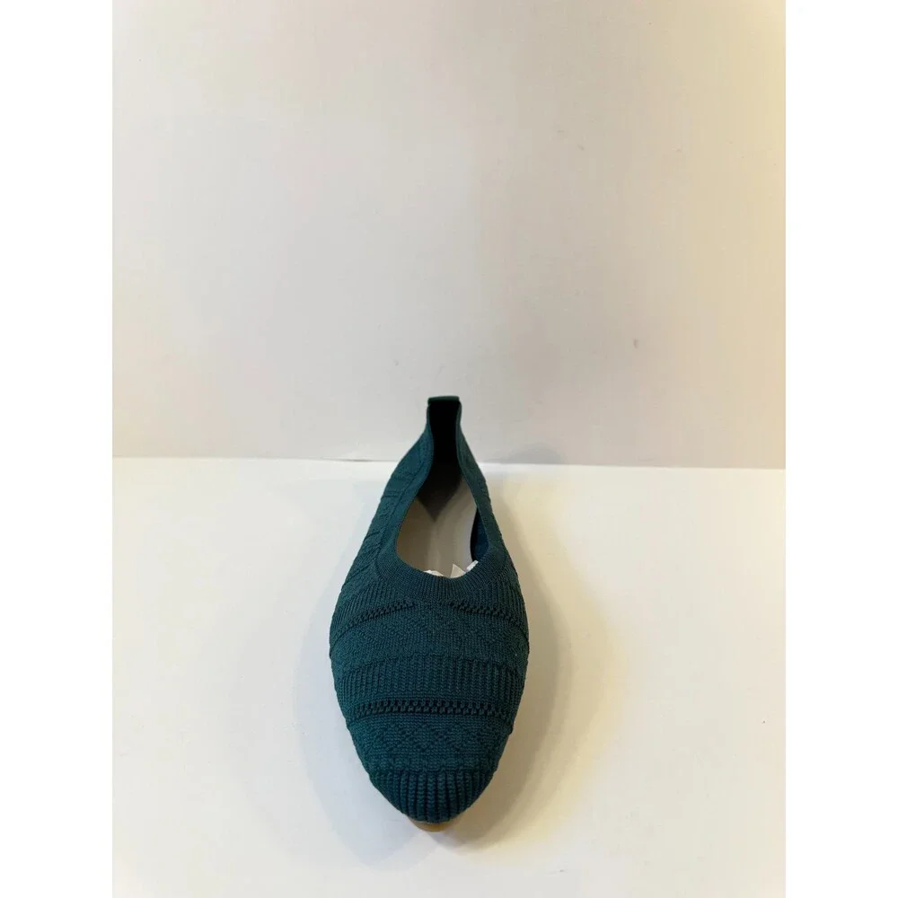 Womens Slip On Flats Green EU 41 US 10